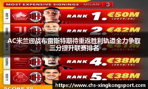 AC米兰迎战布雷斯特期待重返胜利轨道全力争取三分提升联赛排名